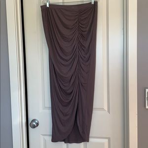 Rouched Long Mossimo Skirt
